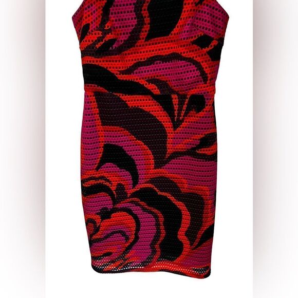 TRINA TURK Pernilla Perforated Scuba Dress 2 - Picture 6 of 7